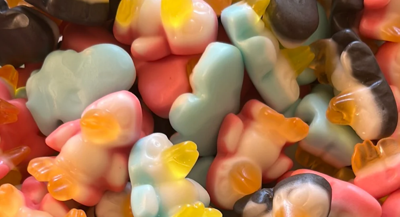 Pingouins assortis Trolli (100g)